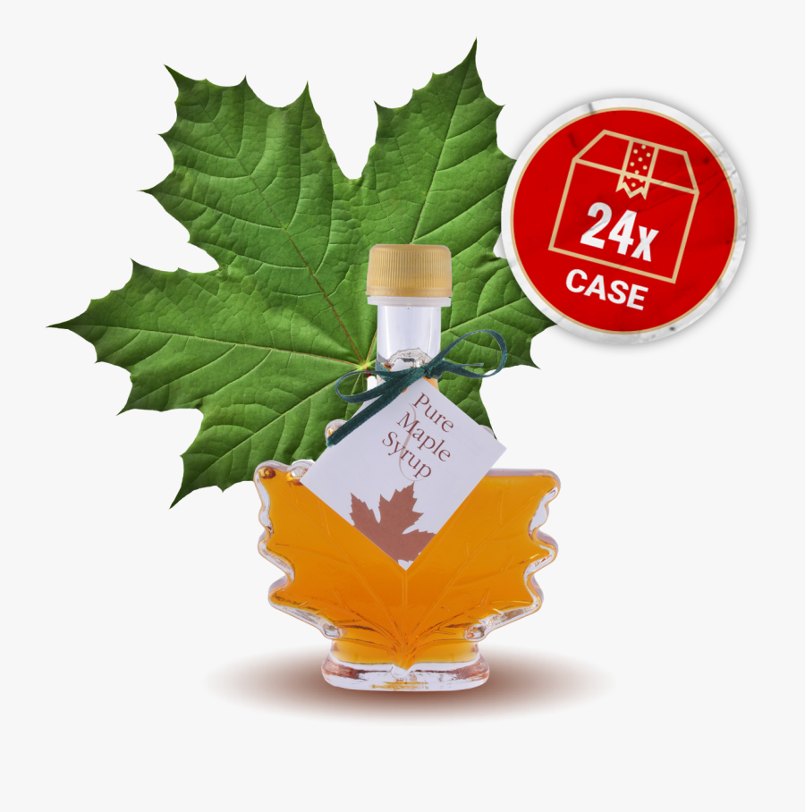 Image Of Maple Leaf - Mini Maple Leaf Bottles, Transparent Clipart