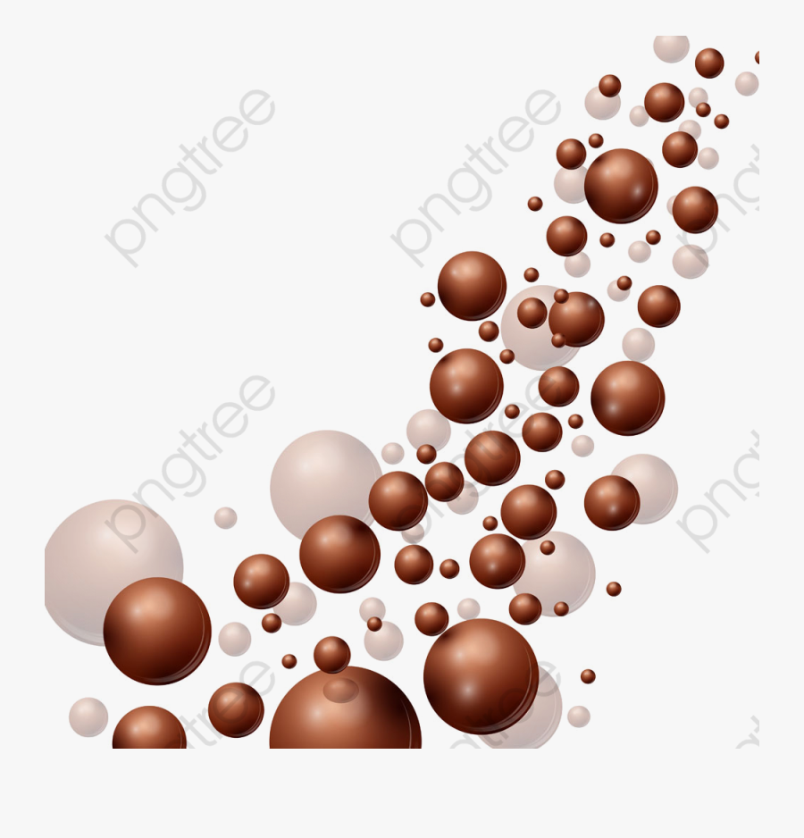 Transparent Chocolate Clipart Png - Chocolate Bubble Background, Transparent Clipart
