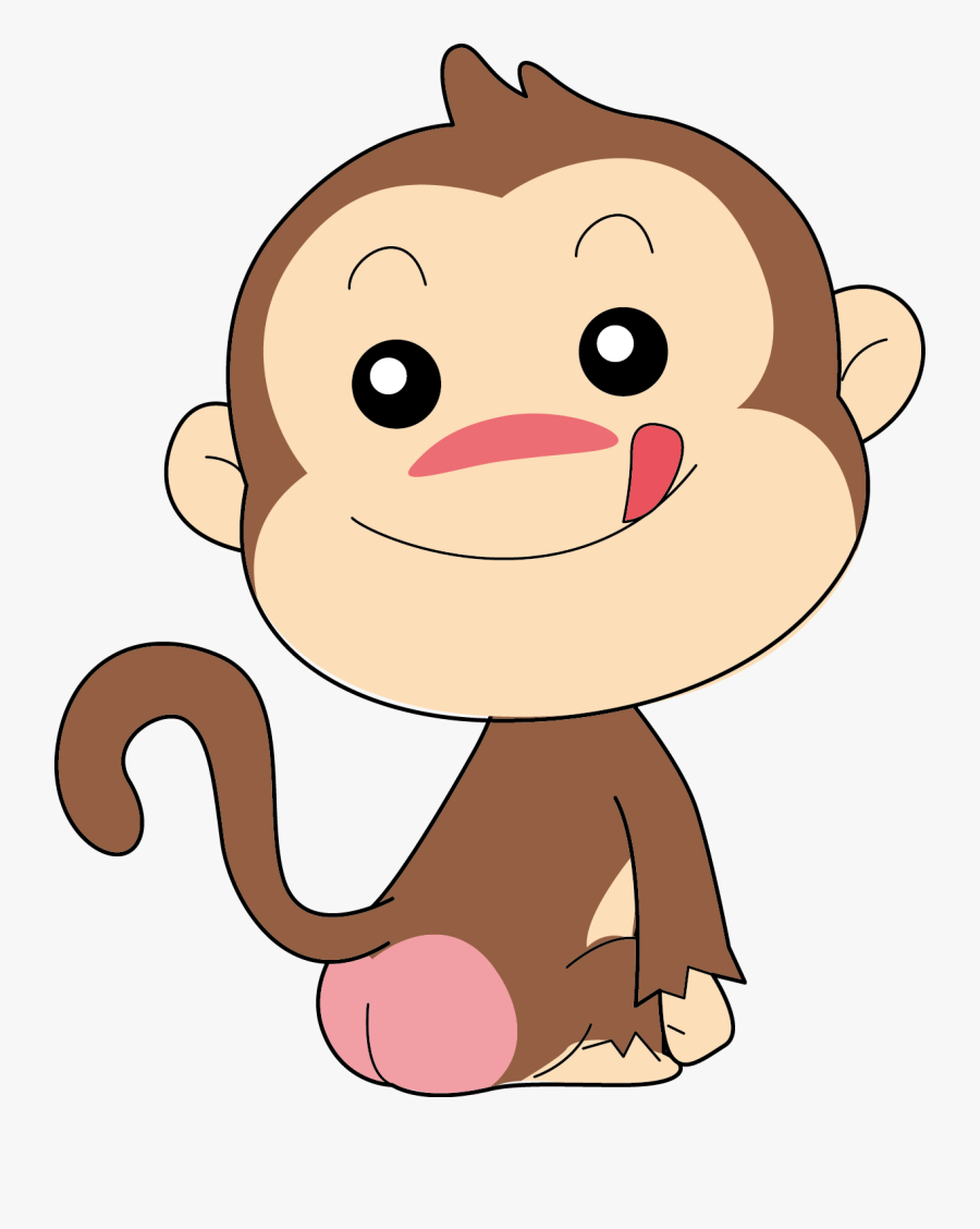 Monkey Cartoon Clipart - Monkey Cartoon, Transparent Clipart