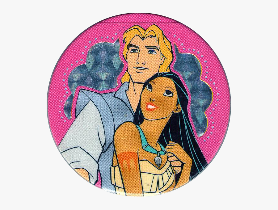 Pocahontas And John Smith Coloring, Transparent Clipart
