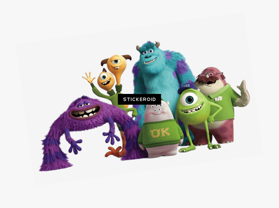 Monsters University Group - Oozma Kappa Team, Transparent Clipart