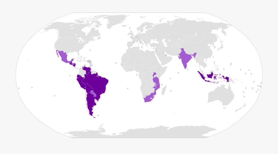 File Right To Framework - Spotify Availability Countries Map 2019, Transparent Clipart