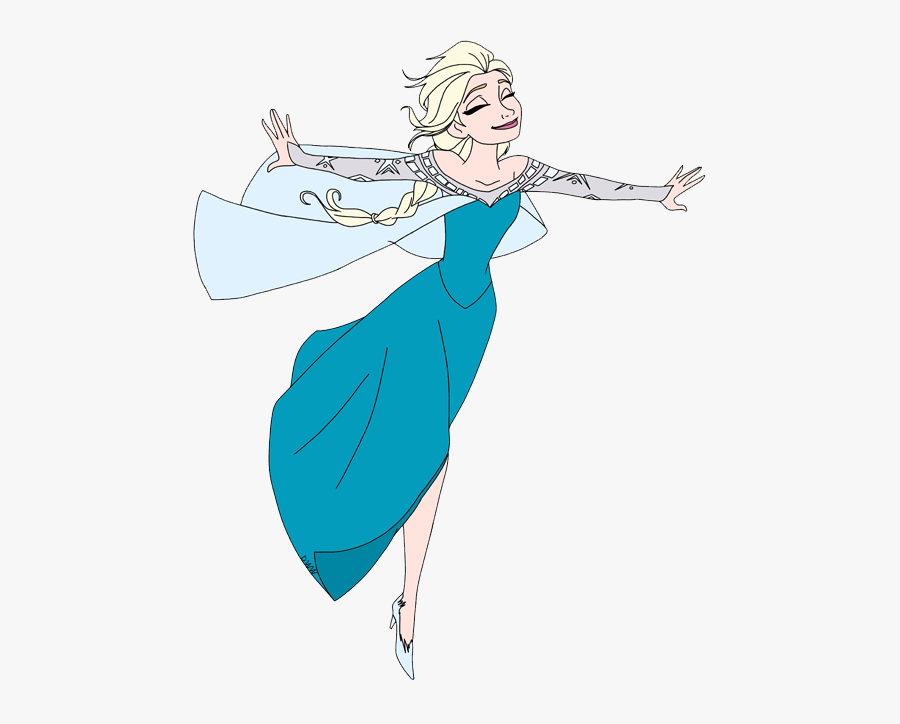 Frozen Clipart Ice Castle - Elsa Png Cartoon, Transparent Clipart
