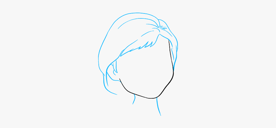 How To Draw Anna From Frozen - Sketch, Transparent Clipart