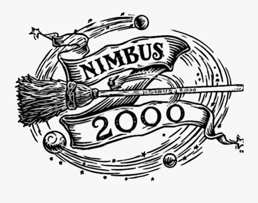 Nimbus 2000 , Transparent Cartoons - Nimbus 2000 Coloring, Transparent Clipart