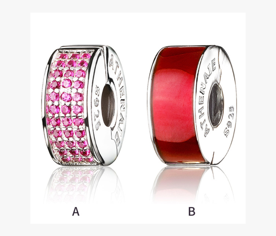 Charm Clip Sterling Silver - Bead, Transparent Clipart