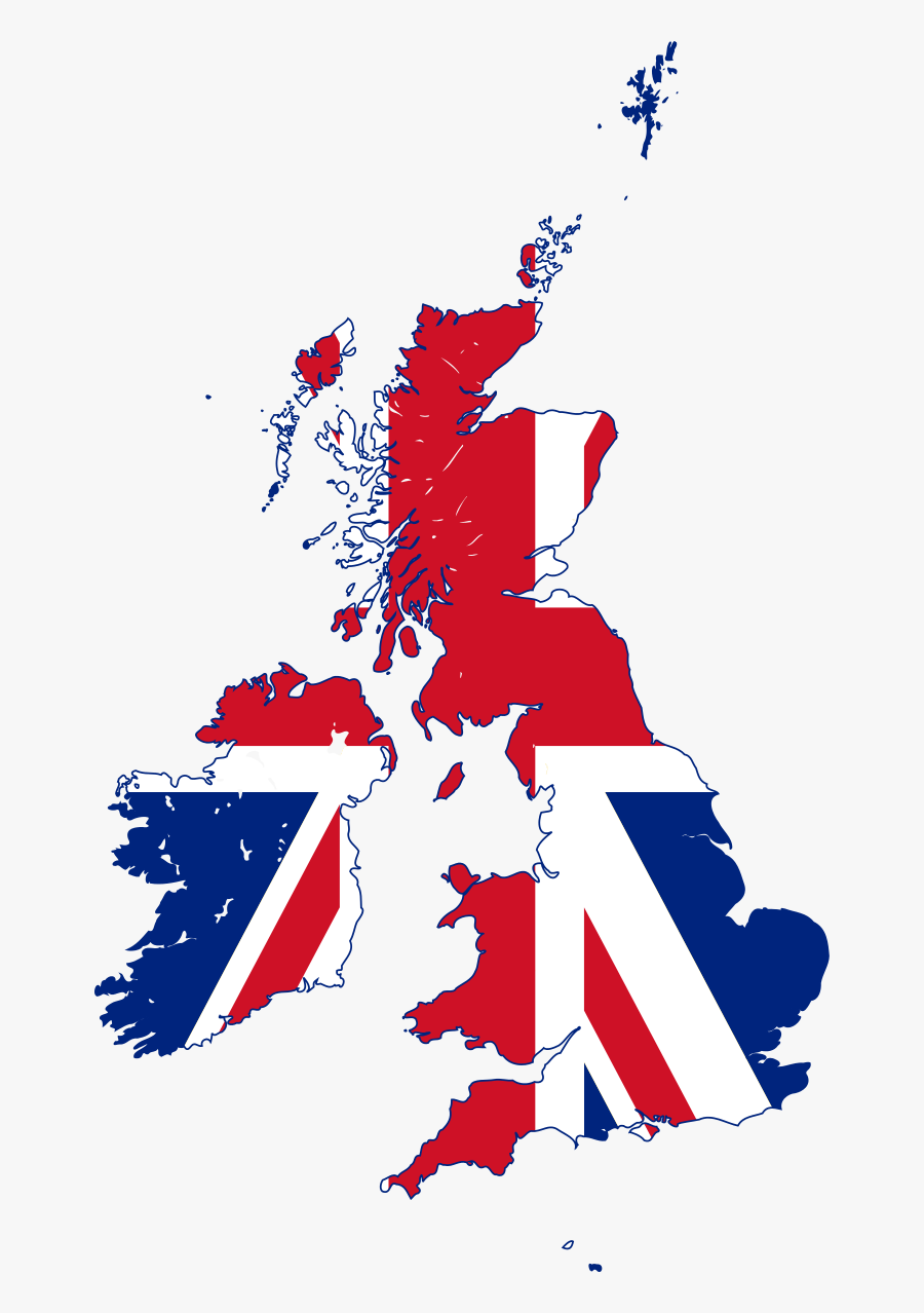 File Flag Of The - United Kingdom Flag Map, Transparent Clipart