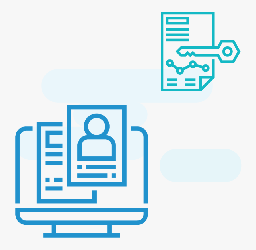 Multiple Resumes - Computer With Magazine Icon, Transparent Clipart