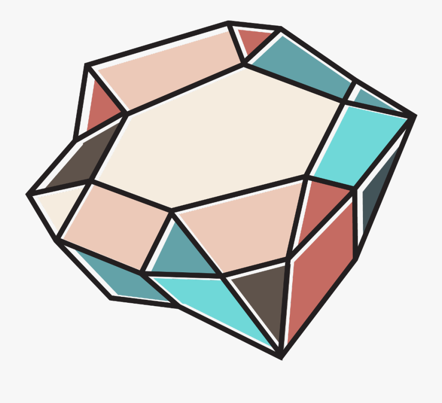 #diamond #abstract #shapes #geometric #abstract #colorful - Abstract Shape Png, Transparent Clipart