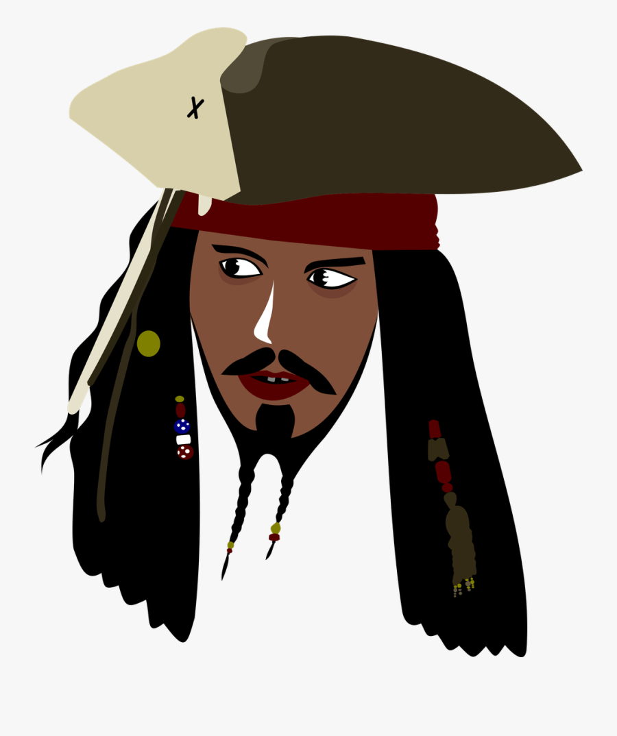 Infj Celebrities In - Captain Jack Sparrow Clipart, Transparent Clipart