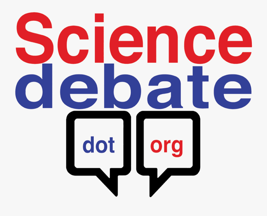 Science Debate Logo - Sign, Transparent Clipart