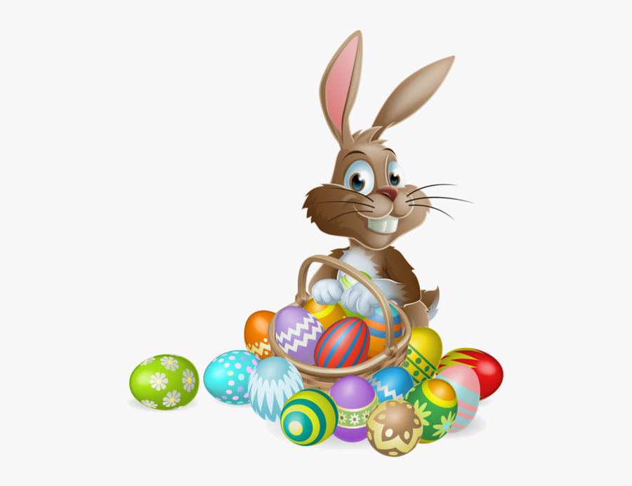 Egg Easter Bunny Rabbit Free Download Png Hq - Coelho Da Pascoa Cesta, Transparent Clipart