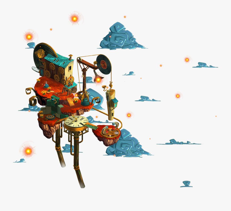 Clockwork Town Isle - Illustration, Transparent Clipart
