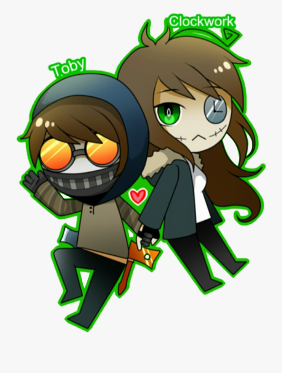 #freetoedit #creepypasta #ticcitoby #ticci #clockwork - Ticci Toby Chibi Creepypasta, Transparent Clipart