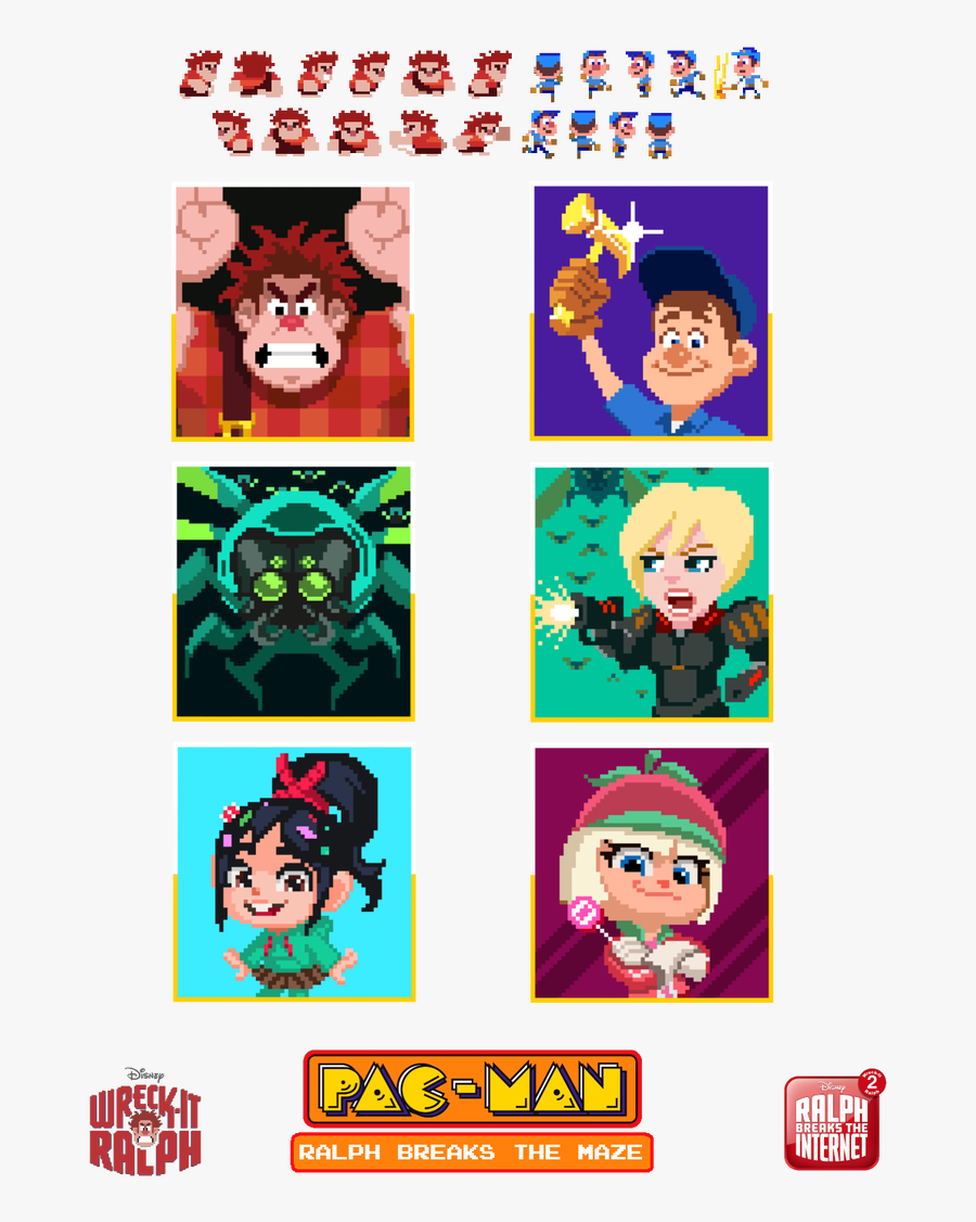 Maze Clipart Pacman - Pac Man Ralph Breaks The Maze, Transparent Clipart
