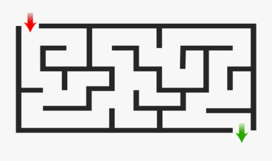 Simple Maze, Transparent Clipart