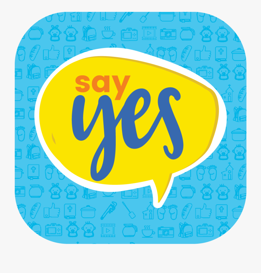 At The Church - Say Yes To Serving, Transparent Clipart