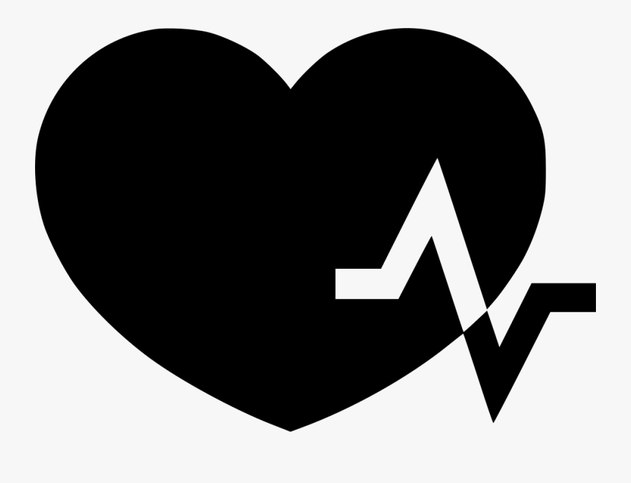 Heartbeat Svg Heart Drawing - Heart, Transparent Clipart