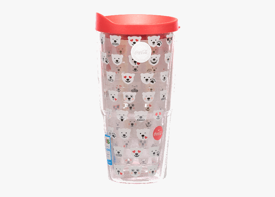 Coca-cola Polar Bear Emoji Clear Tervis Tumbler - Coffee Cup, Transparent Clipart