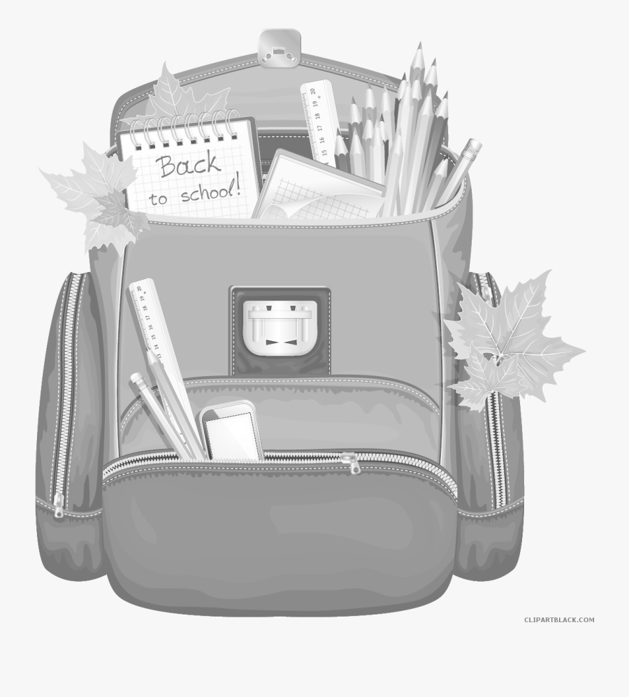 School Backpack Clipart - Clipart School Bag Png, Transparent Clipart