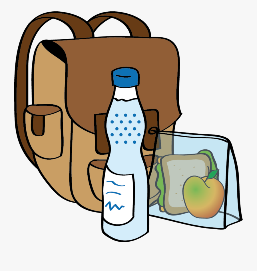 Ein Rucksack Mit Verpflegung Für Einen Ausflug - Verpflegung Aus Dem Rucksack, Transparent Clipart