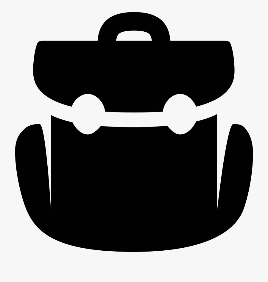 Transparent Backpack Icon Png - Значок Рюкзака Пнг, Transparent Clipart