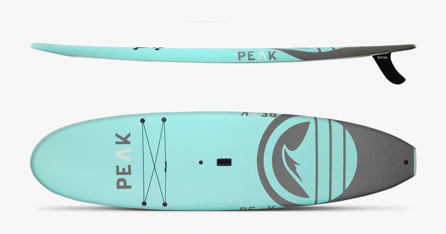 Peak 10"5 Escape Soft Top Stand Up Paddle Board Package - Paddle Board Mockup Free, Transparent Clipart