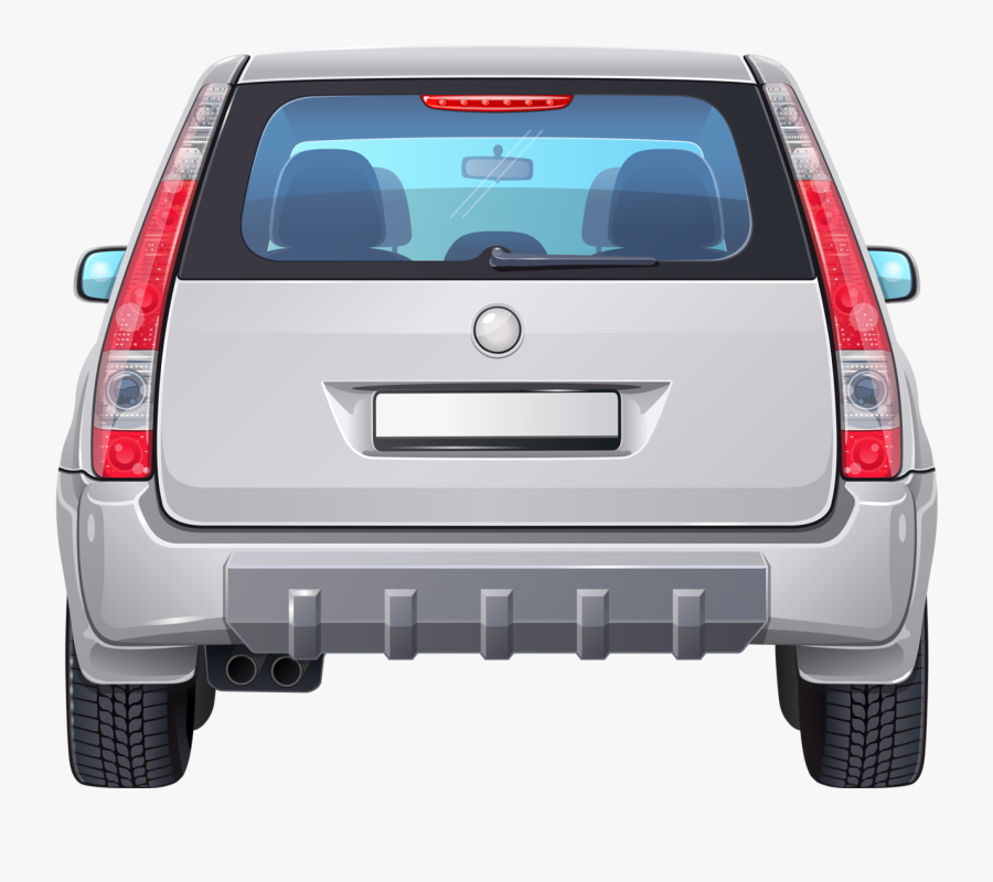 Car Back Vector Png, Transparent Clipart