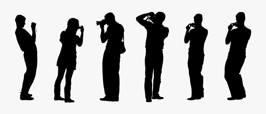 Photography Silhouette Photographer - Transparent Silhouette Of People Singing, Transparent Clipart