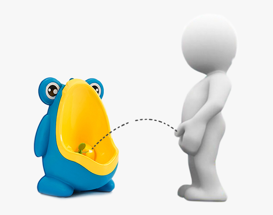 Boy Peeing Clipart , Png Download - Baby Boy Potty Toilet Urinal, Transparent Clipart
