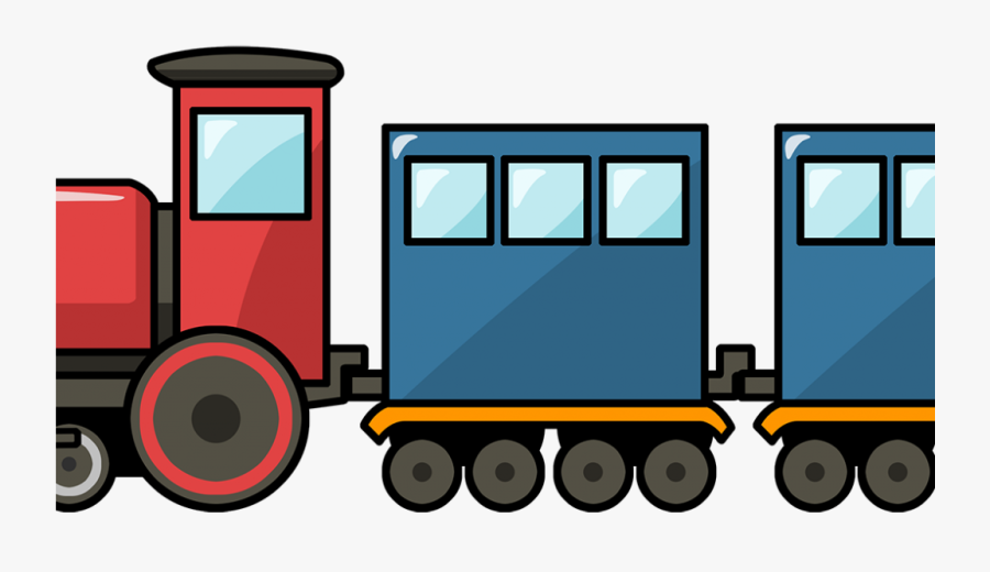 Railroad Tracks Clipart Cartoon - Train Clipart, Transparent Clipart