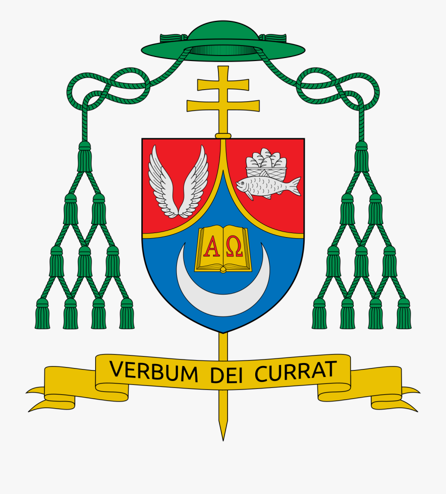 Archbishop Auza Coat Of Arms, Transparent Clipart