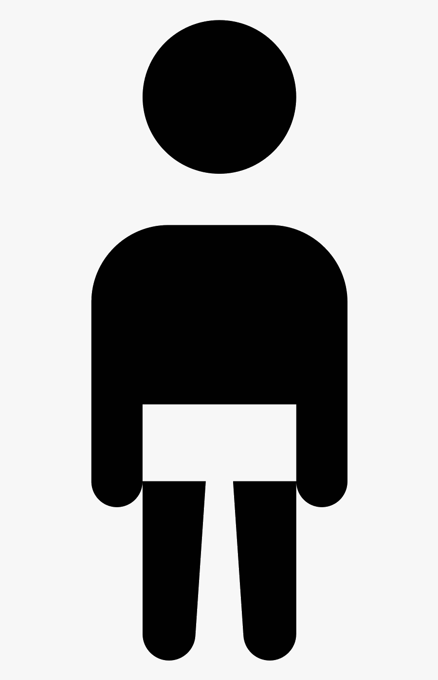 Swimmer Back View Icon - Indian Elephant, Transparent Clipart