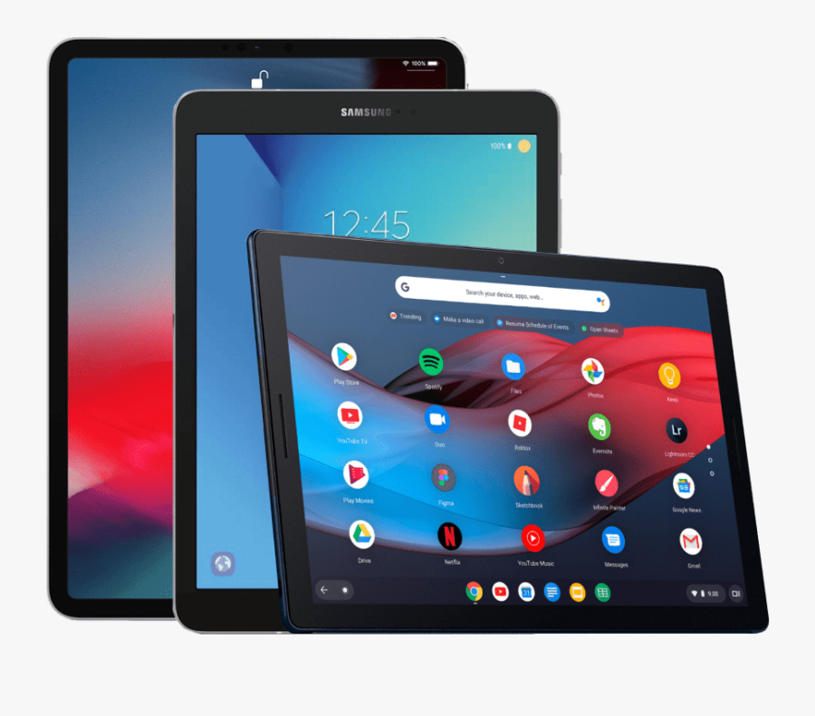Google Pixel Slate Tablet, Transparent Clipart
