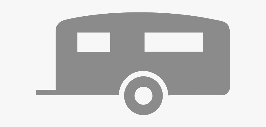 Caravan Clipart Silhouette - Mat, Transparent Clipart