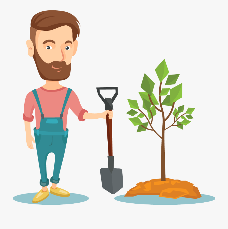 Transparent Shovel Clipart Png - Newly Planted Tree Clipart, Transparent Clipart