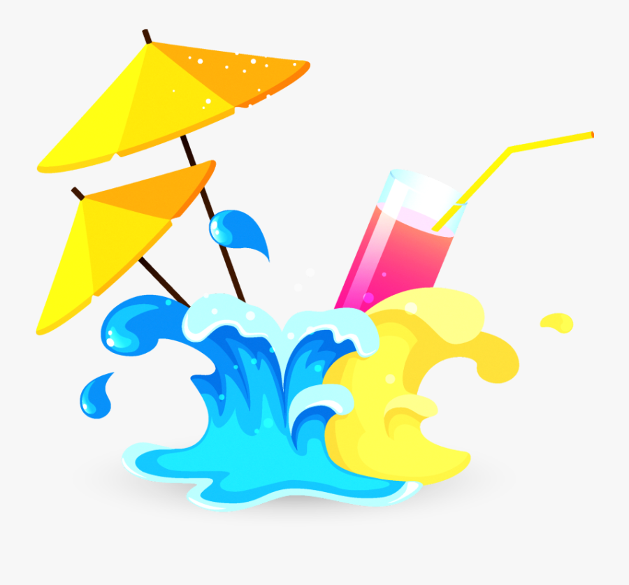#mq #water #beach #drinks #umbrella, Transparent Clipart