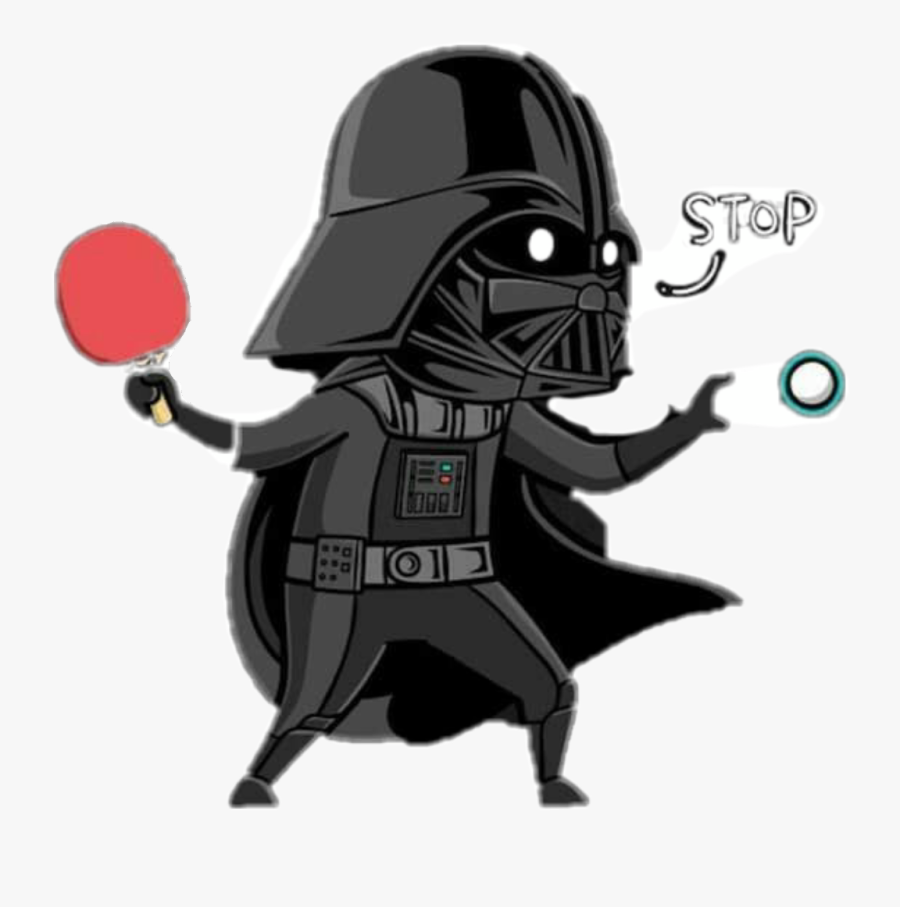 May The Force Be With You - Darth Vader Ping Pong, Transparent Clipart