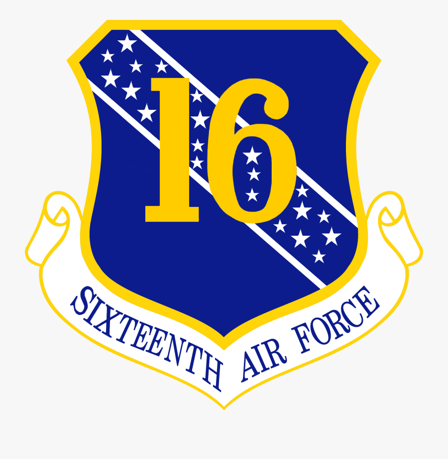 16th Air Force - 301st Fighter Wing Logo, Transparent Clipart