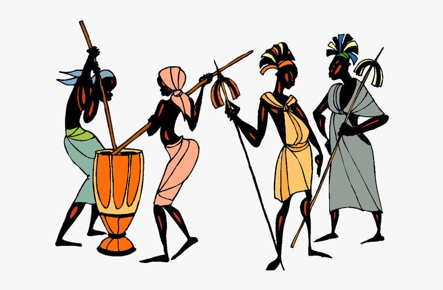 African Tribe Clipart, Transparent Clipart