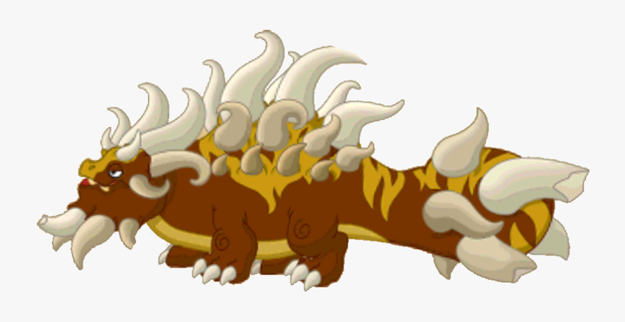 Earthdragonelder - Dragonvale Full Grown Earth Dragon, Transparent Clipart