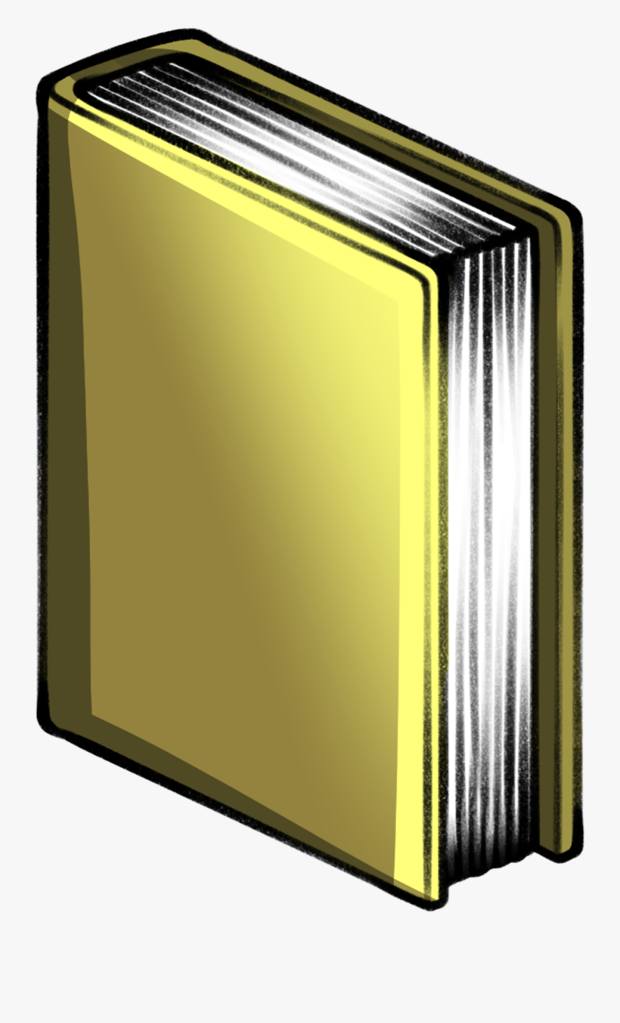 Closed Book Clipart - Vintage Book Standing Up, Transparent Clipart