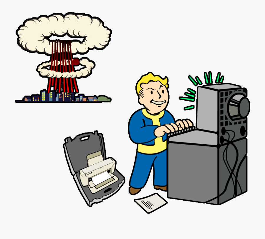 Nukapedia The Vault - Fallout 3 Vault Boy, Transparent Clipart