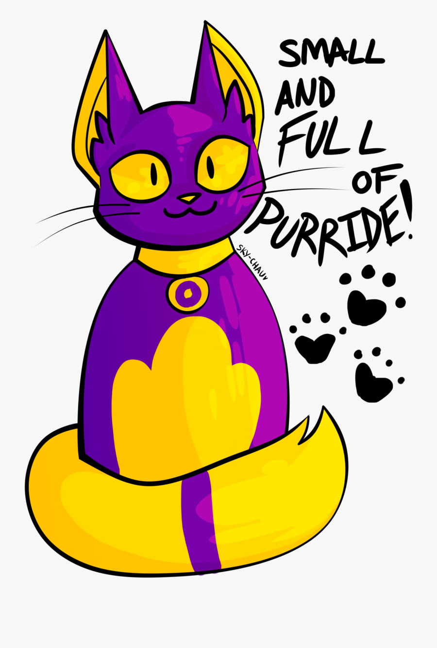 Gimmie An I 
dont Repost
please Reblog - Genderfluid Flag Cat Oc, Transparent Clipart