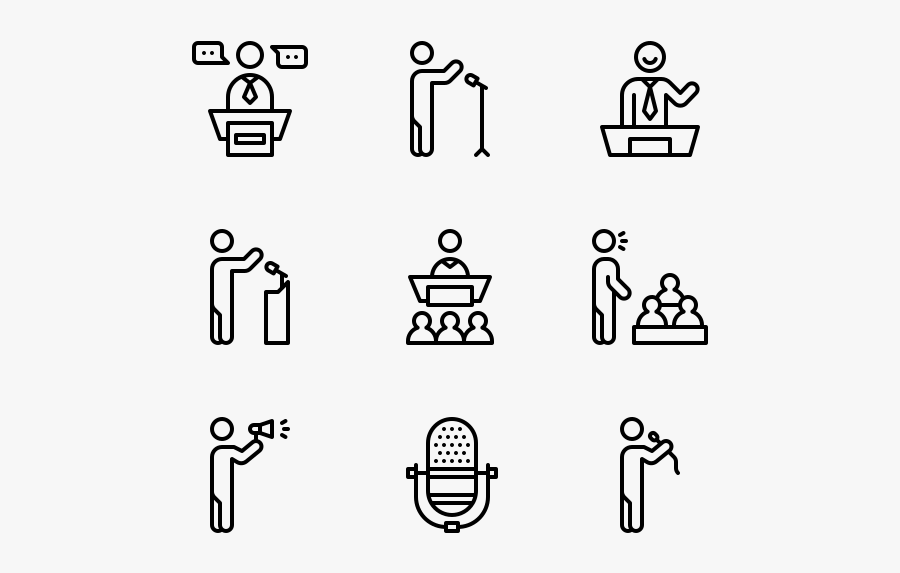 Wedding Icons Black And White, Transparent Clipart