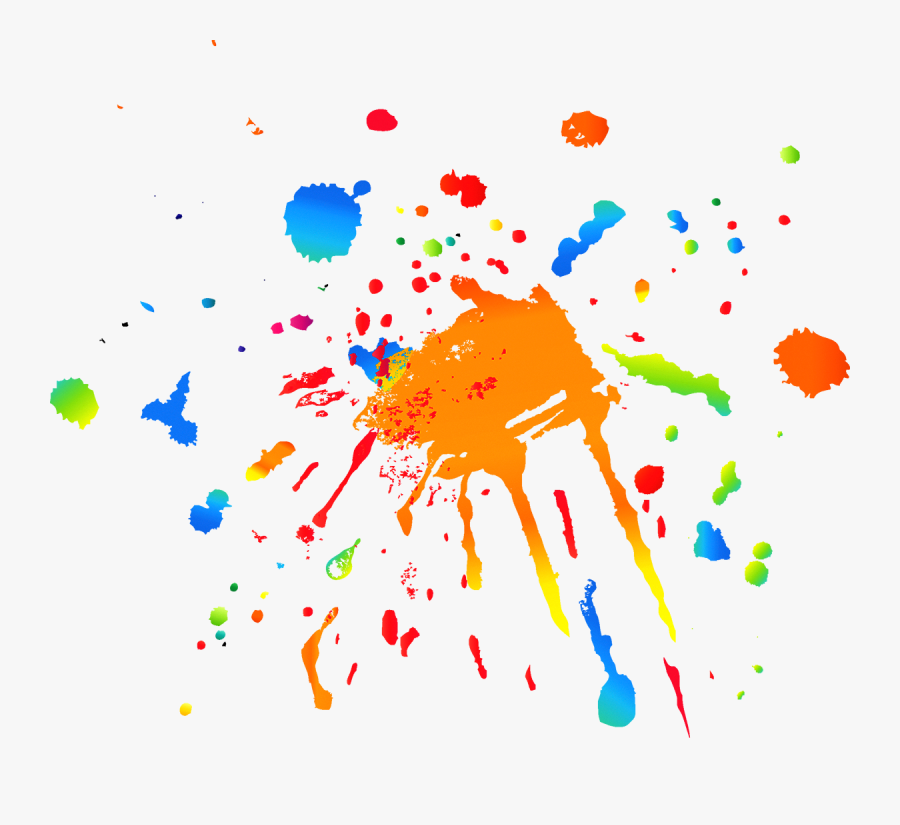 Paint Splash Png Download - Paint Splatter Png Transparent, Transparent Clipart