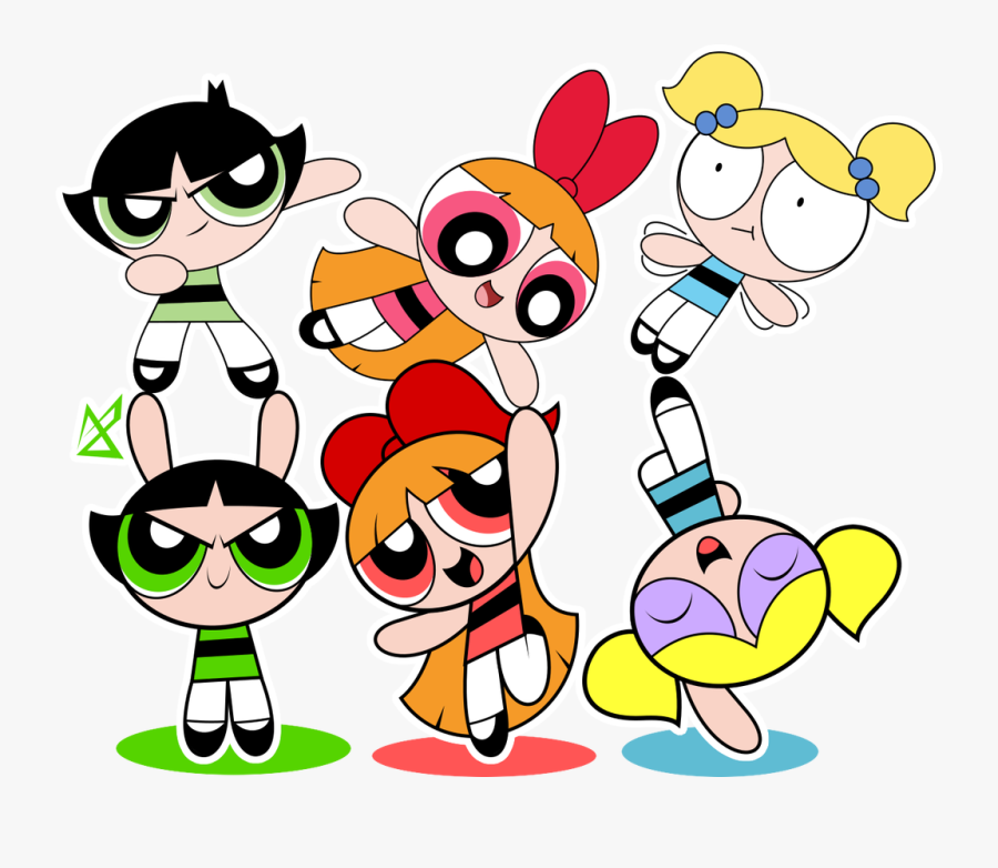 Old"n"new By Ajtheppgfan 20th Anniversary, Positivity, - Powerpuff Girls 20th Anniversary, Transparent Clipart