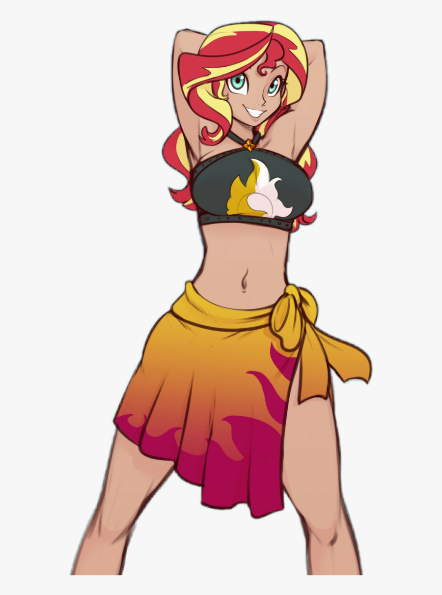 #sunsetshimmer #mlp #mlpeg #bikini #sexy #equestriagirls - Scorpdk Sunset Shimmer, Transparent Clipart