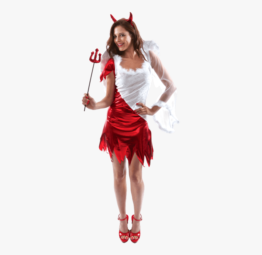 Halloween Costume Devil Dress Angel - Angels And Devils Costumes, Transparent Clipart