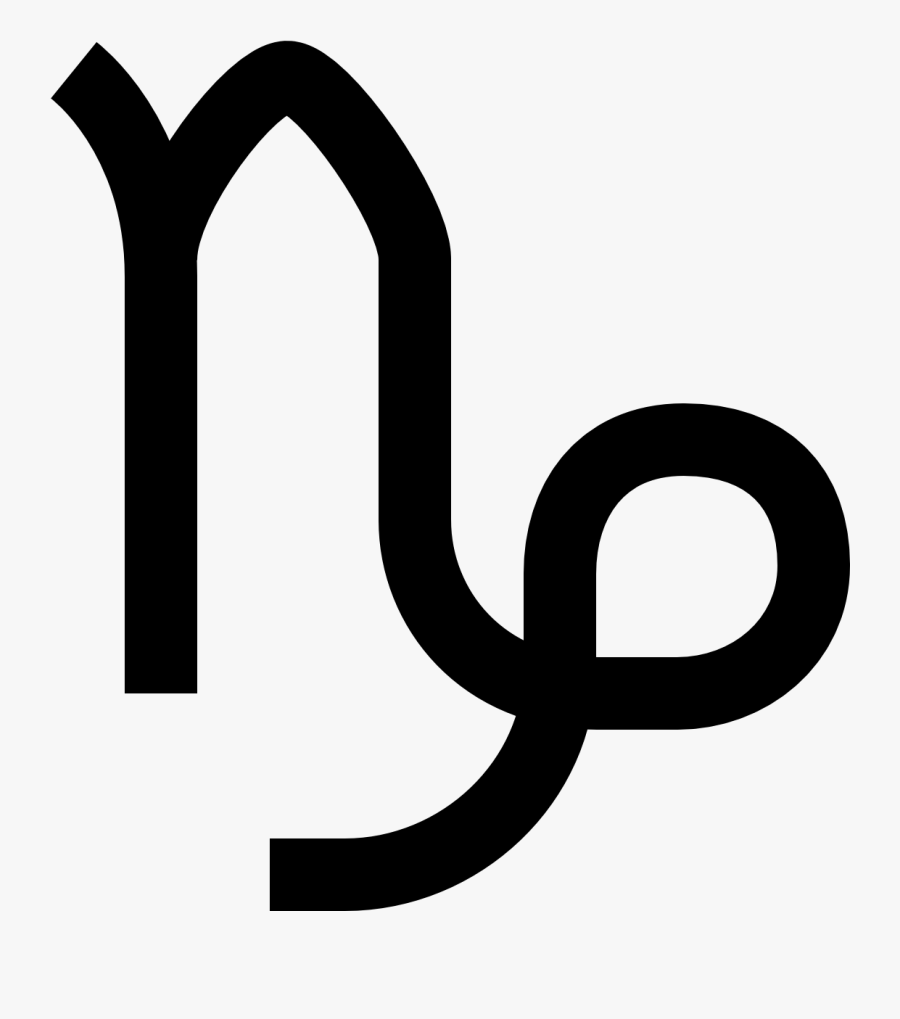 Capricorn Png Hd - Transparent Capricorn Symbol, Transparent Clipart